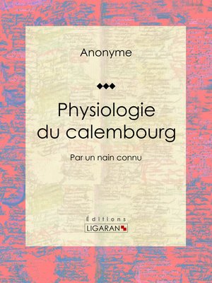 cover image of Physiologie du calembourg